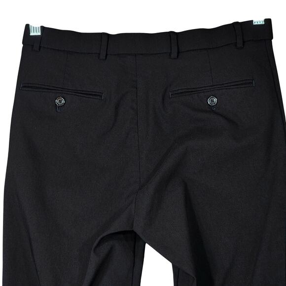 Tommy Hilfiger Stretch Comfort Pant sz 30 x 32 Modern Black Rayon Nylon Spandex - Picture 10 of 11